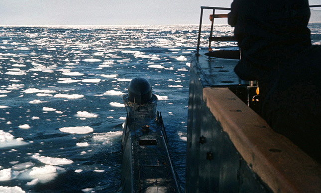 HMS Auriga in Ice