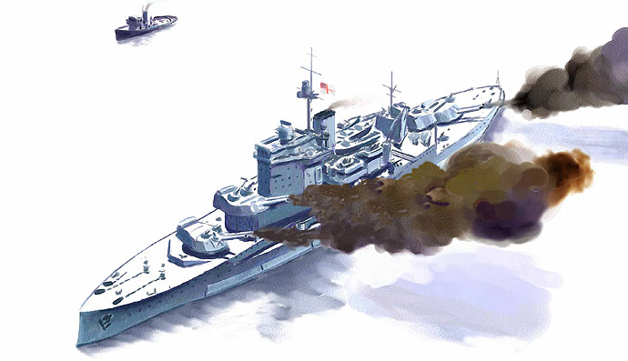 Warspite on DDay